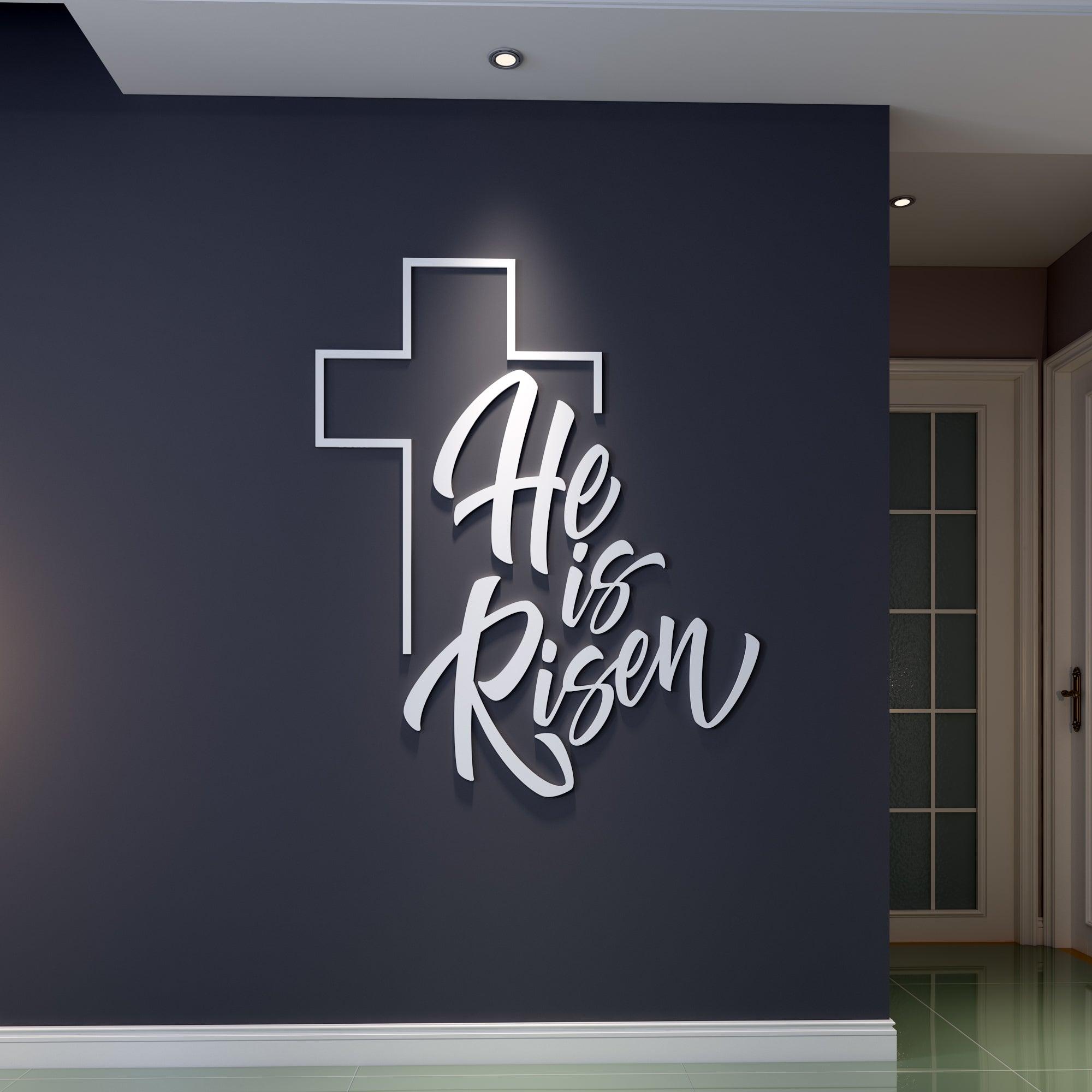 He is Risen 3D Wall Decor - PRHOMZ