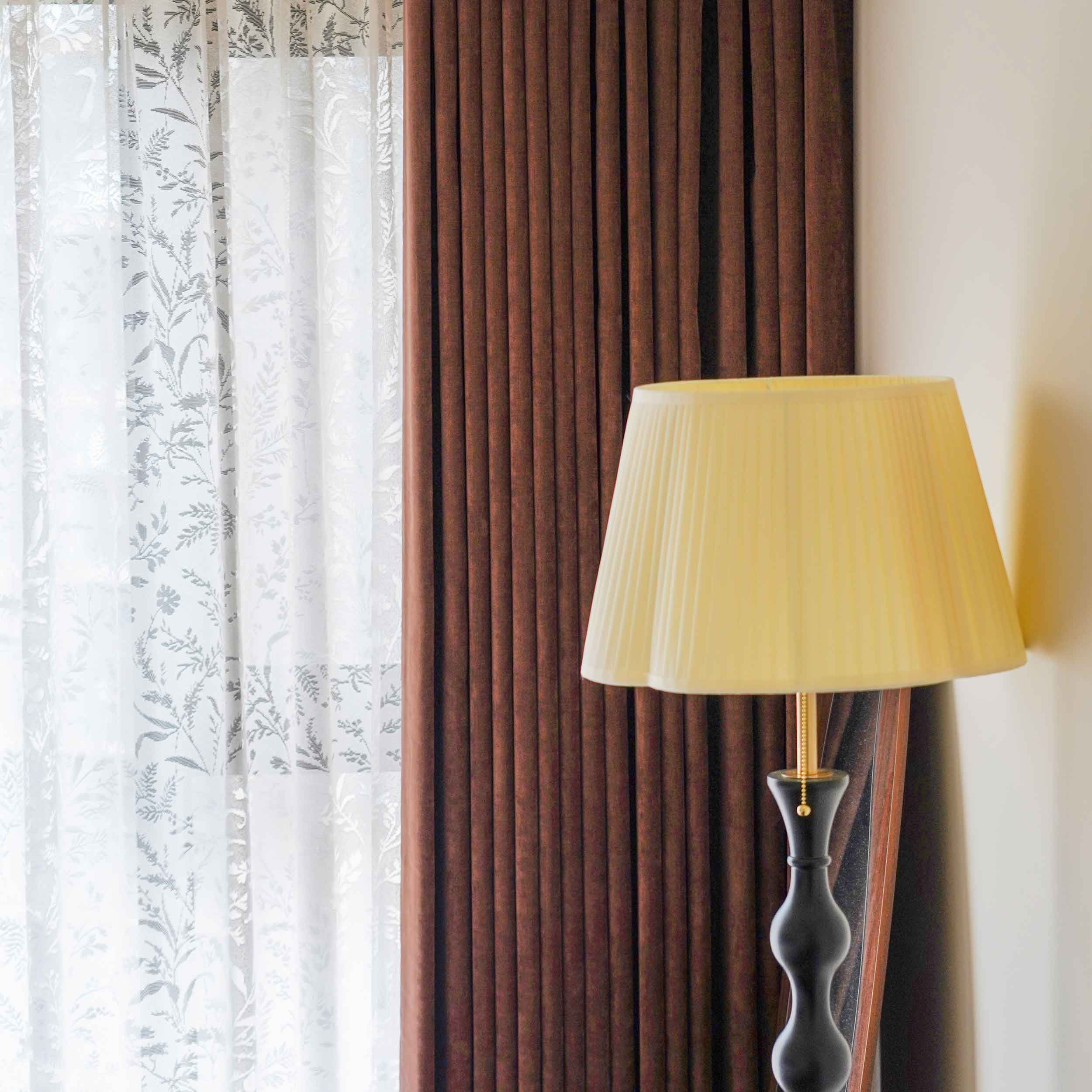 Rosalyn Matte Velvet Room Darkening Thermal Curtains