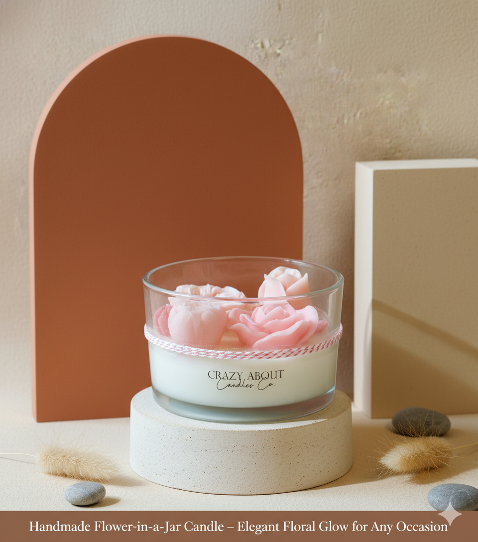 Large Rose Container Candle | Romance Captured