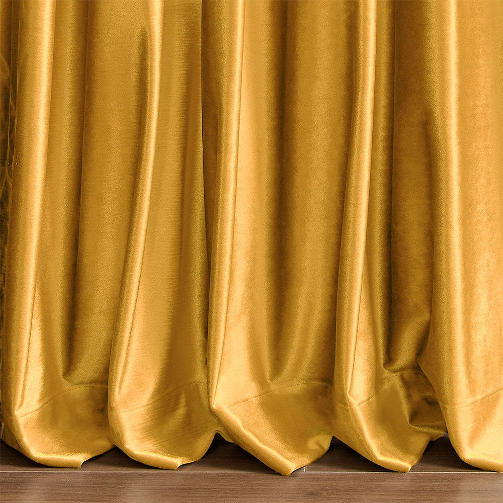 Ruby Elegant Green Custom Velvet Curtains