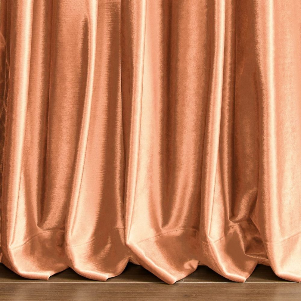 Ruby Elegant Green Custom Velvet Curtains