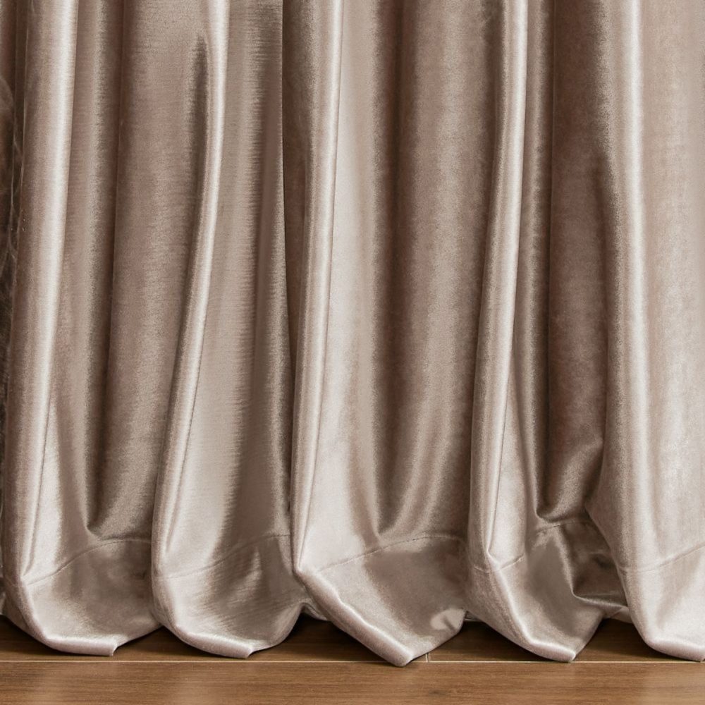 Ruby Elegant Green Custom Velvet Curtains