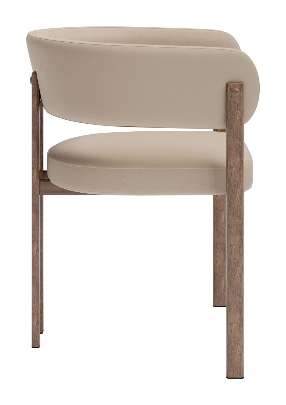 Ruge Faux Leather Dining Chair 2PC