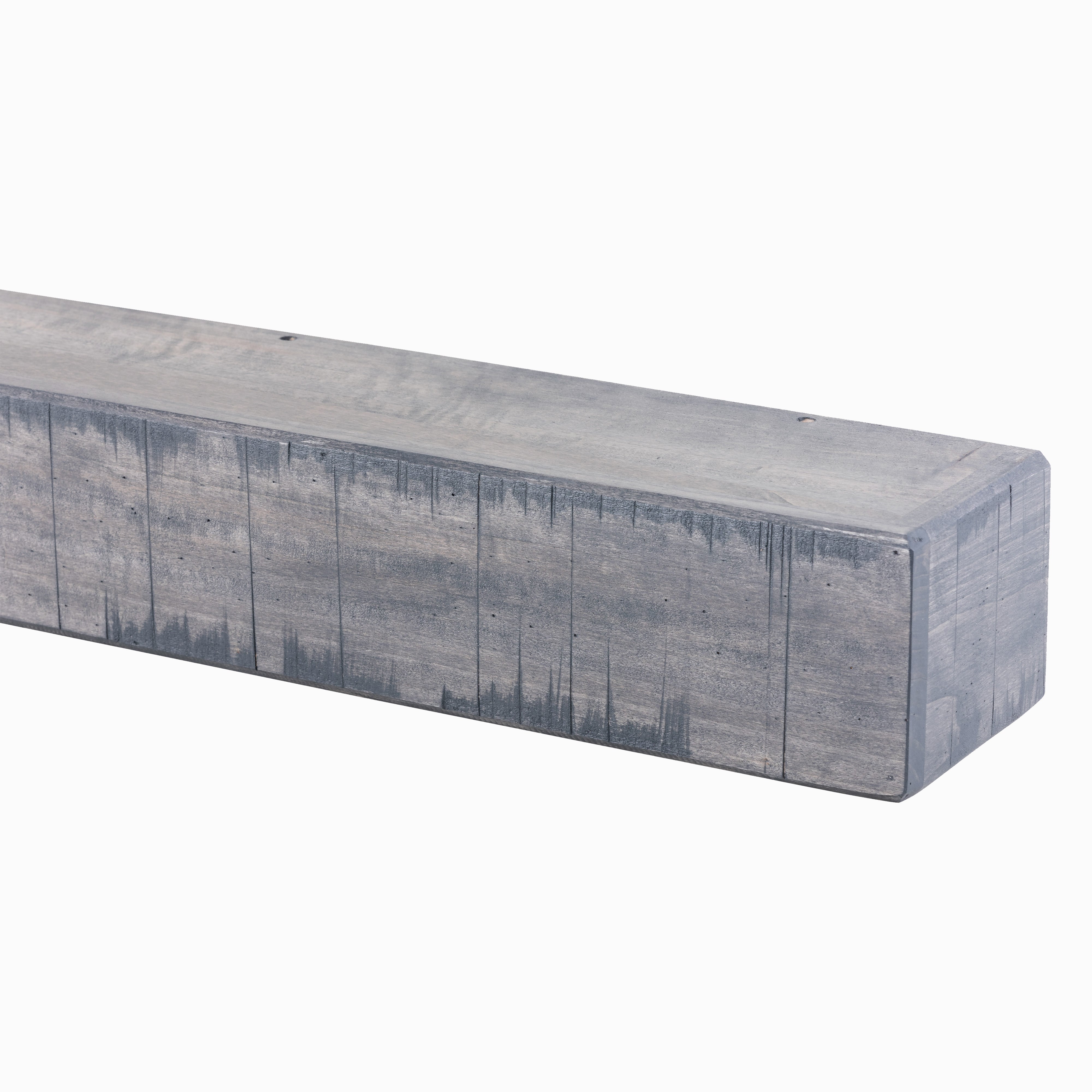 Rustic Poplar Fireplace Mantel Shelf