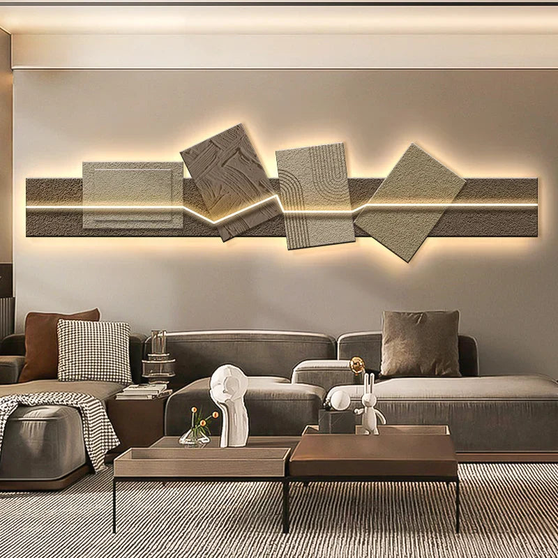 Dlight Decor Artistic Wood Crystal Wall Glow Light