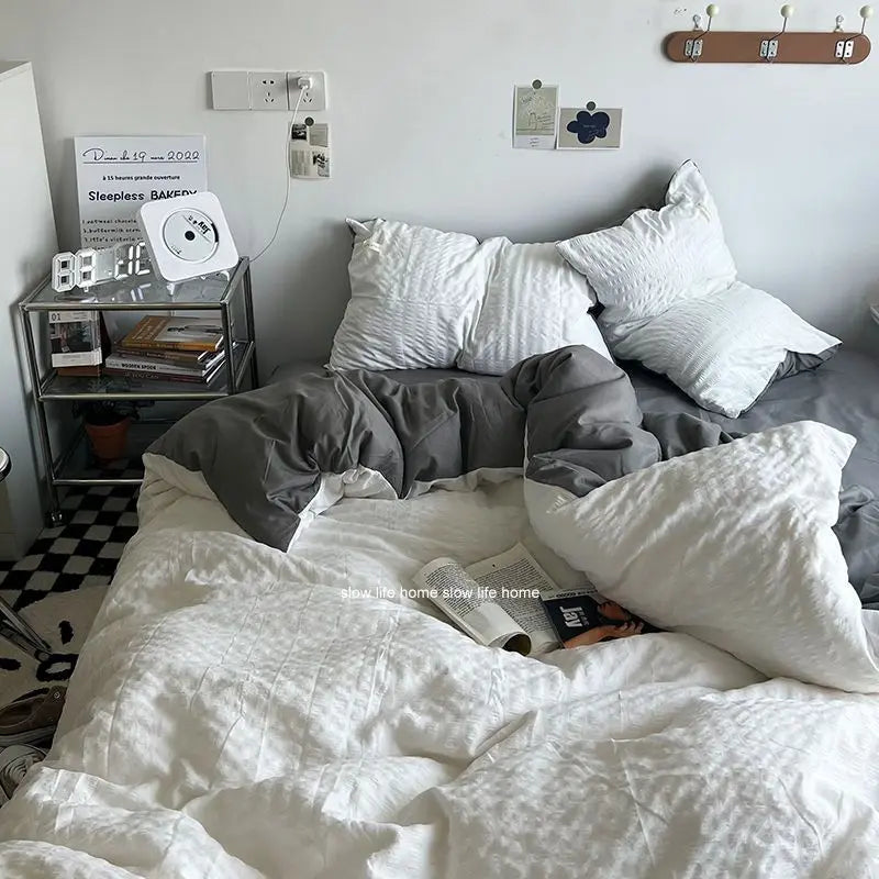 Cotton Bedding Set Olive Green