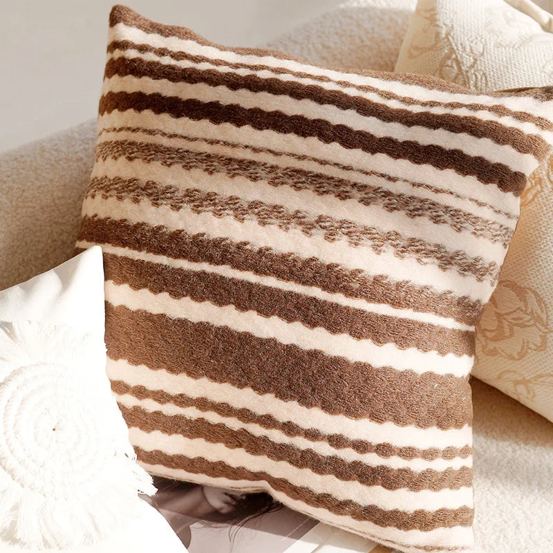 Brown Throw Pillow Cover Luxury Decor