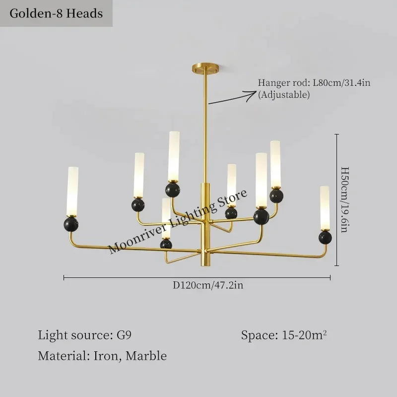 DecorBites™ Led Ceiling Chandelier Luxury Lighting