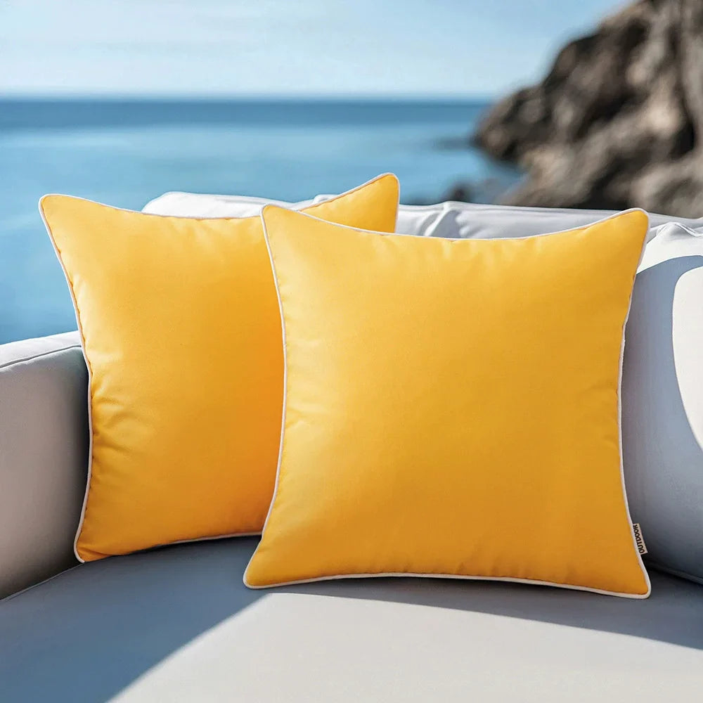 Outdoor Waterproof Pillow Covers Square