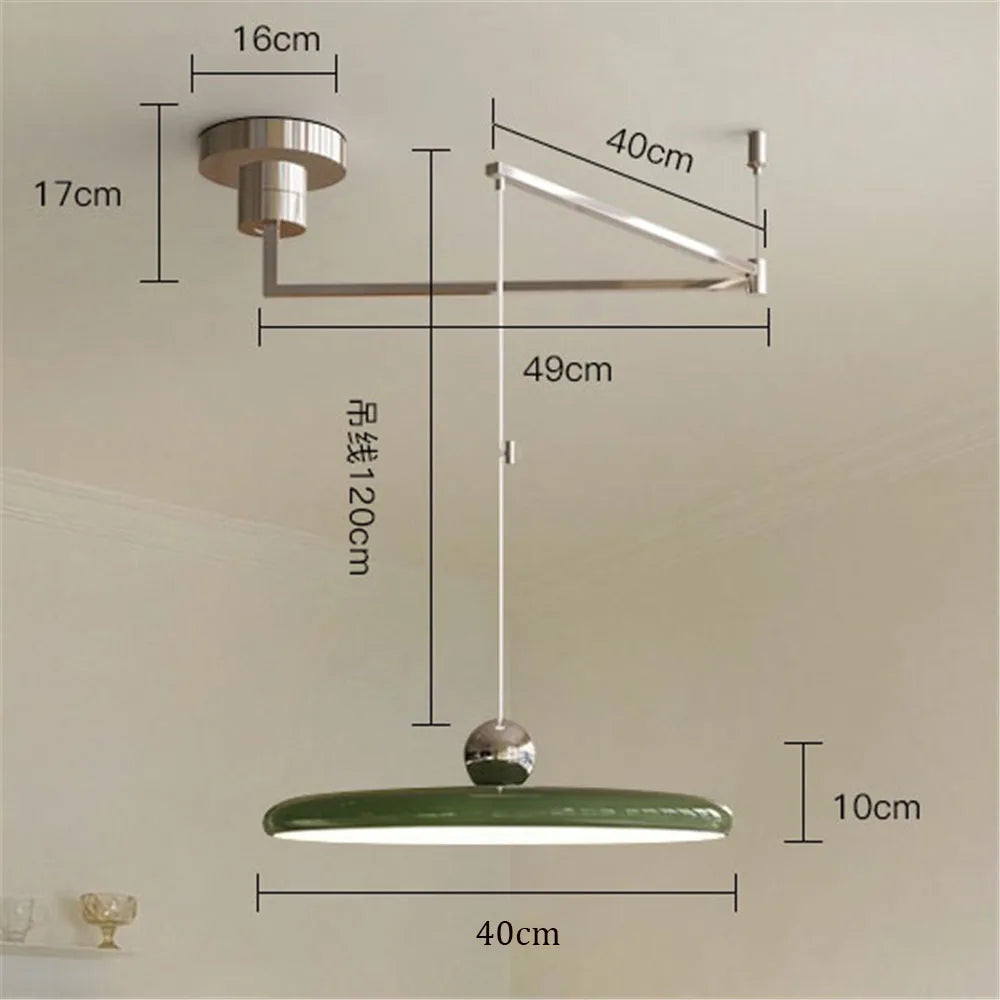 DecorBites™ Rotatable LED Pendant Light Iron