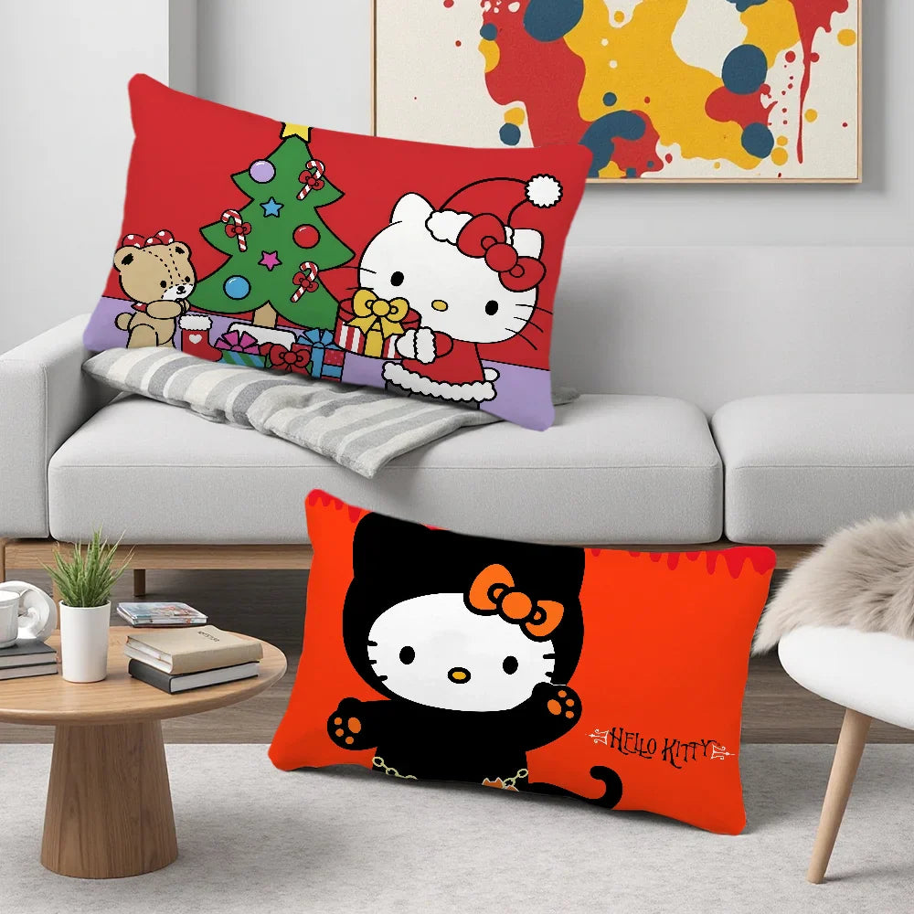 Christmas Kawaii Pillow Cover Rectangle