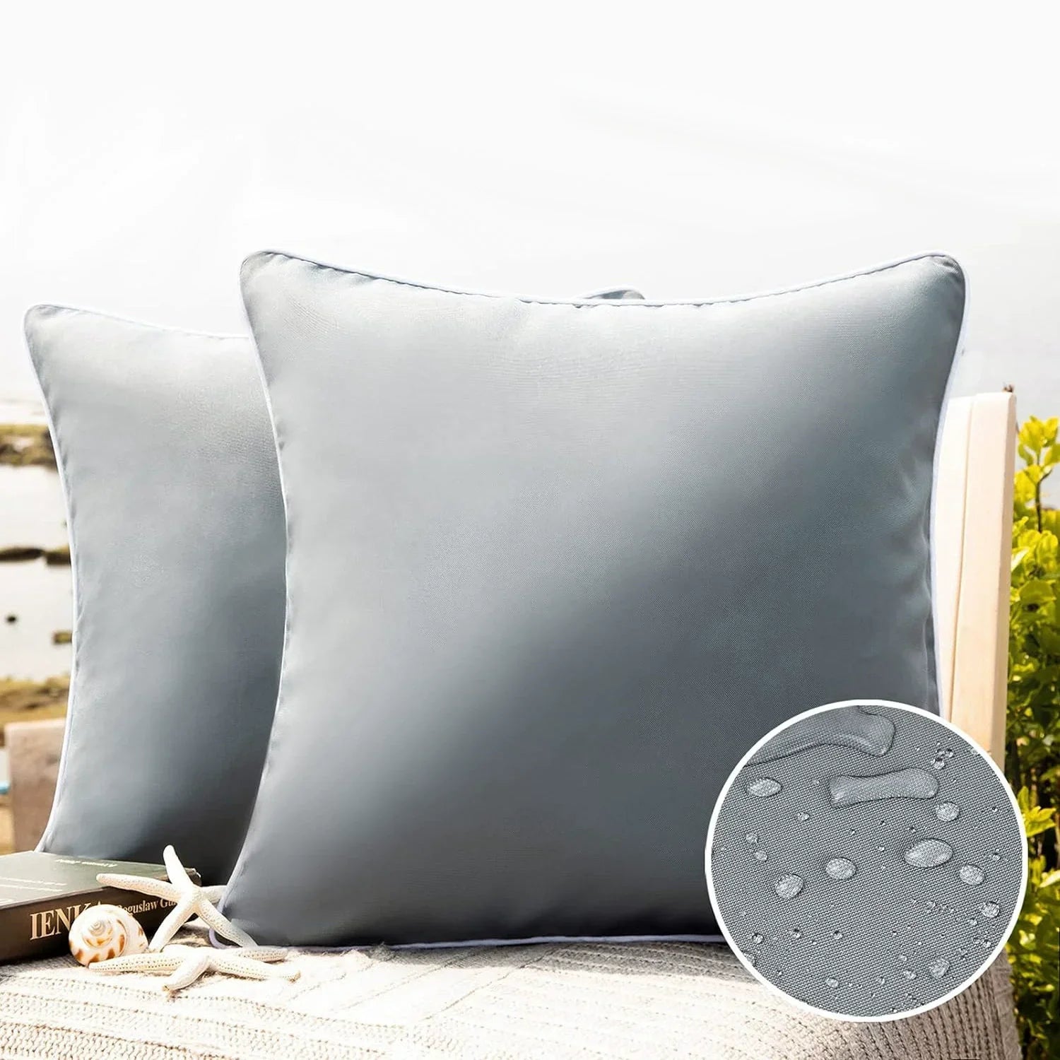 Outdoor Waterproof Pillow Covers Square