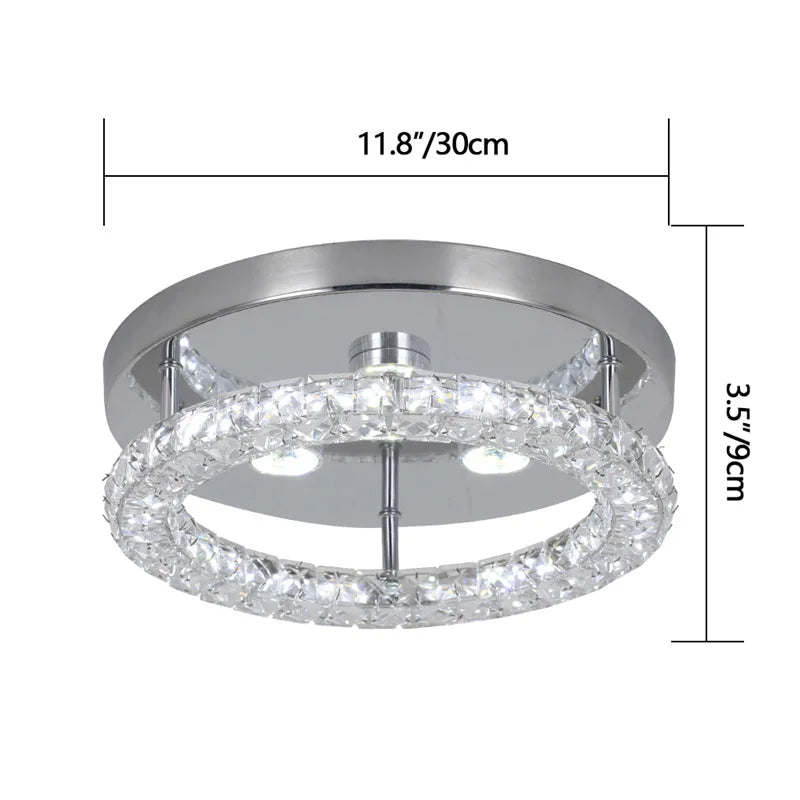 DecorBites™ Ceiling Chandelier Crystal LED Fixture