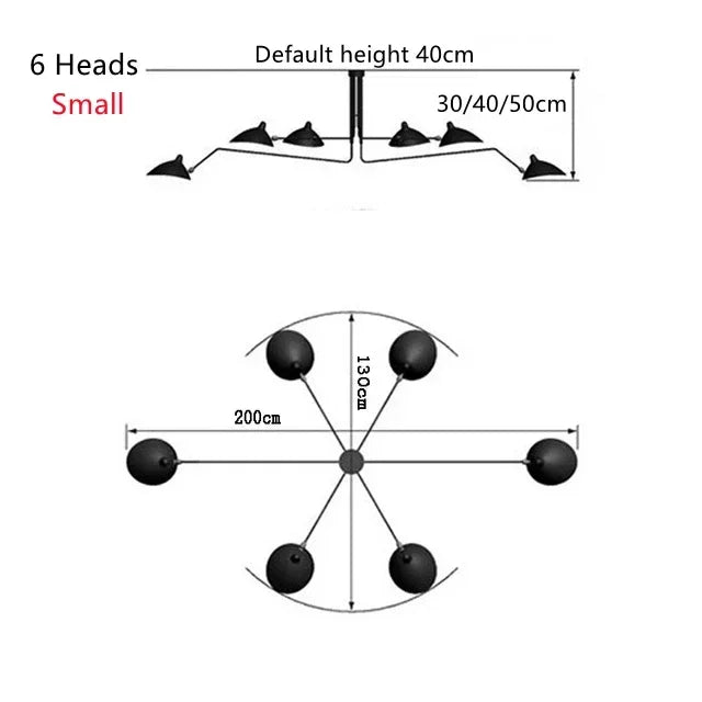 DecorBites™ Nordic Spider Pendant Light Multihead