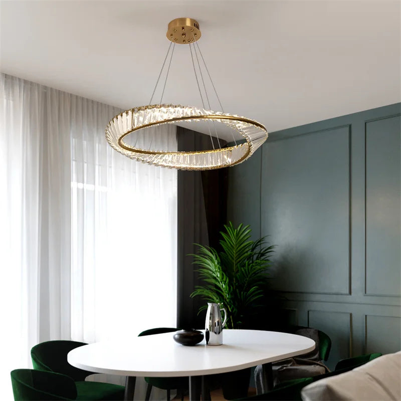 DecorBites™ LED Ring Pendant Light Chandelier