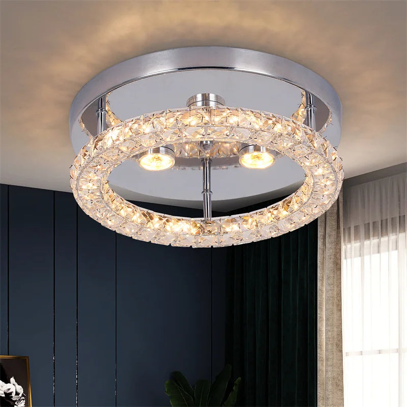 DecorBites™ Ceiling Chandelier Crystal LED Fixture