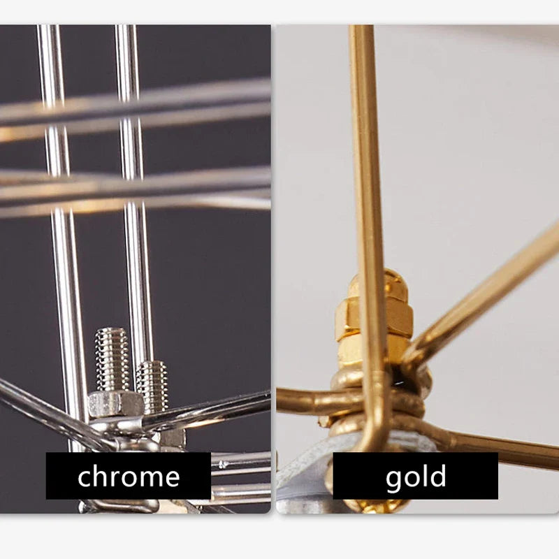 DecorBites™ Crystal Chandelier Ceiling Light Fixture