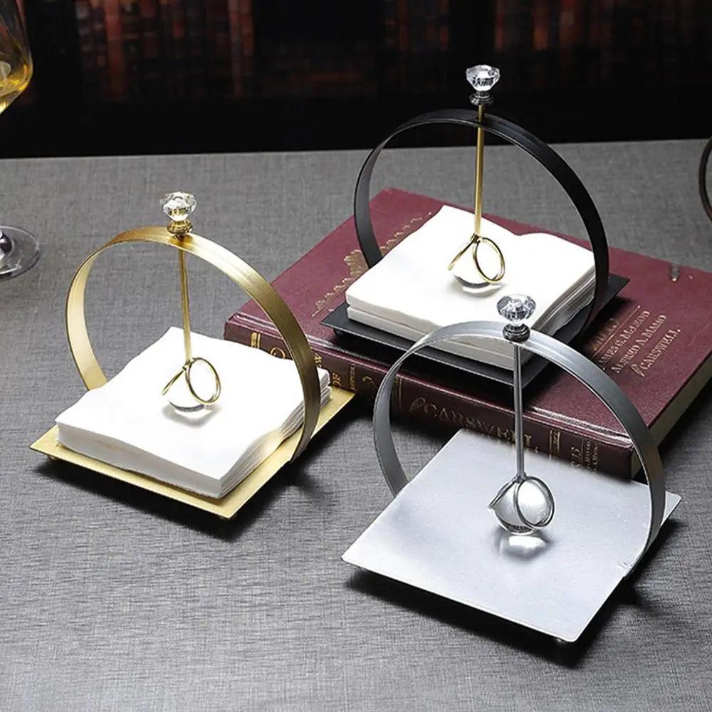 Decorative Stainless Steel Tissue Paper Holder - PRHOMZ