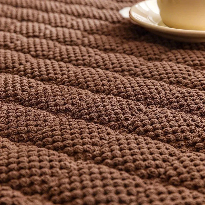 Corduroy Sofa Cushion Anti Slip Gray