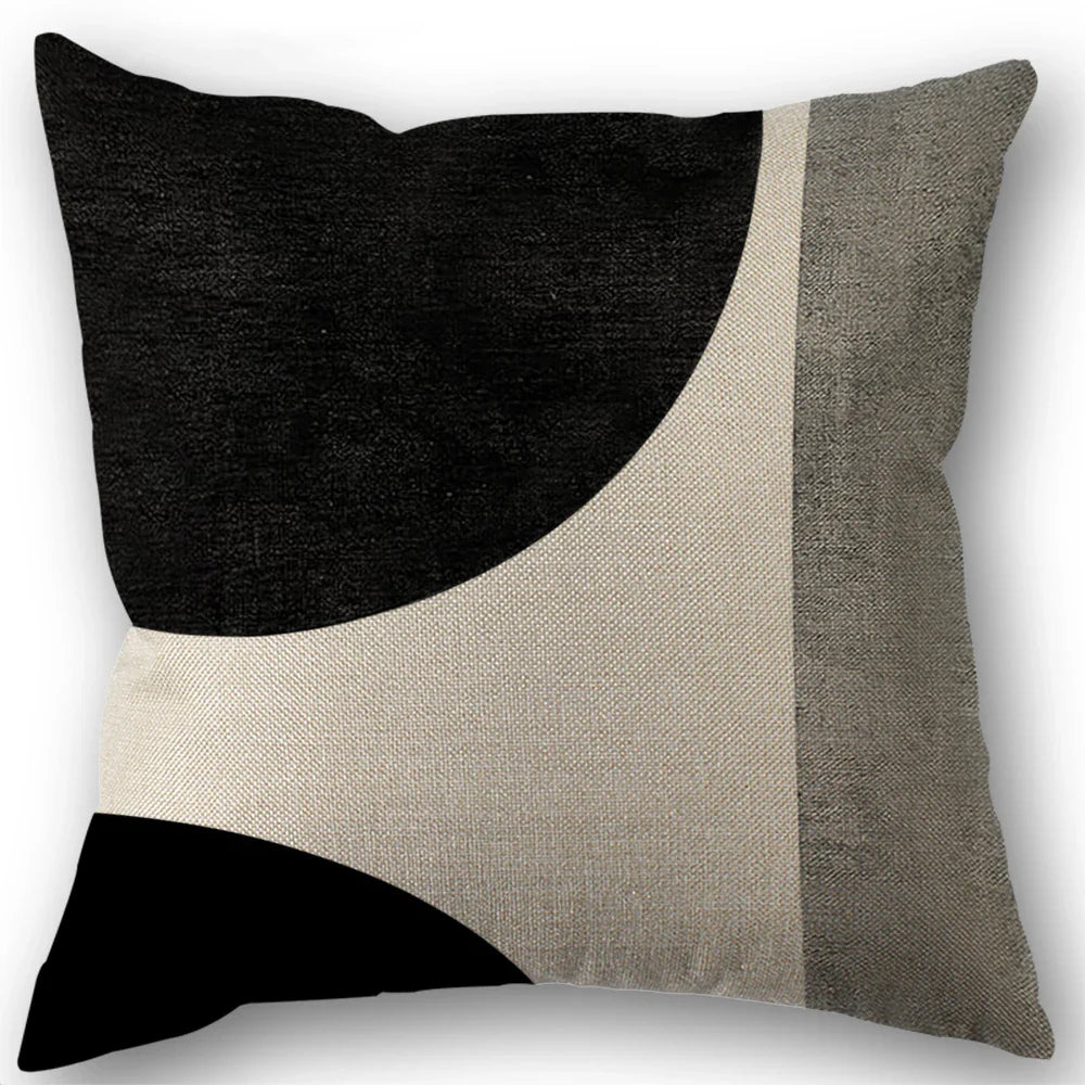 Abstract Geometric Throw Pillow Covers