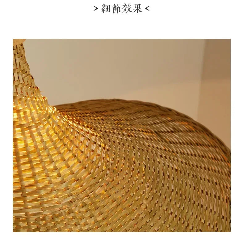 Bamboo Chandelier Rattan Ceiling Light