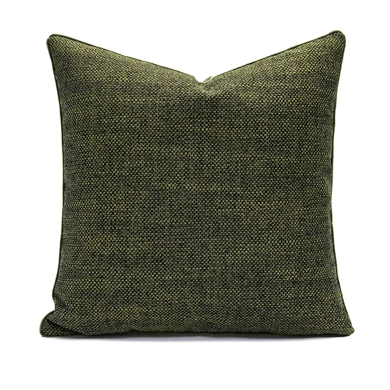 Green Pillow Cover Decorative Geometric