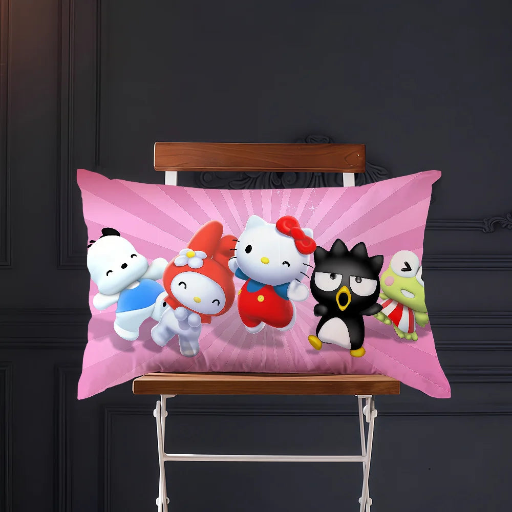 Christmas Kawaii Pillow Cover Rectangle