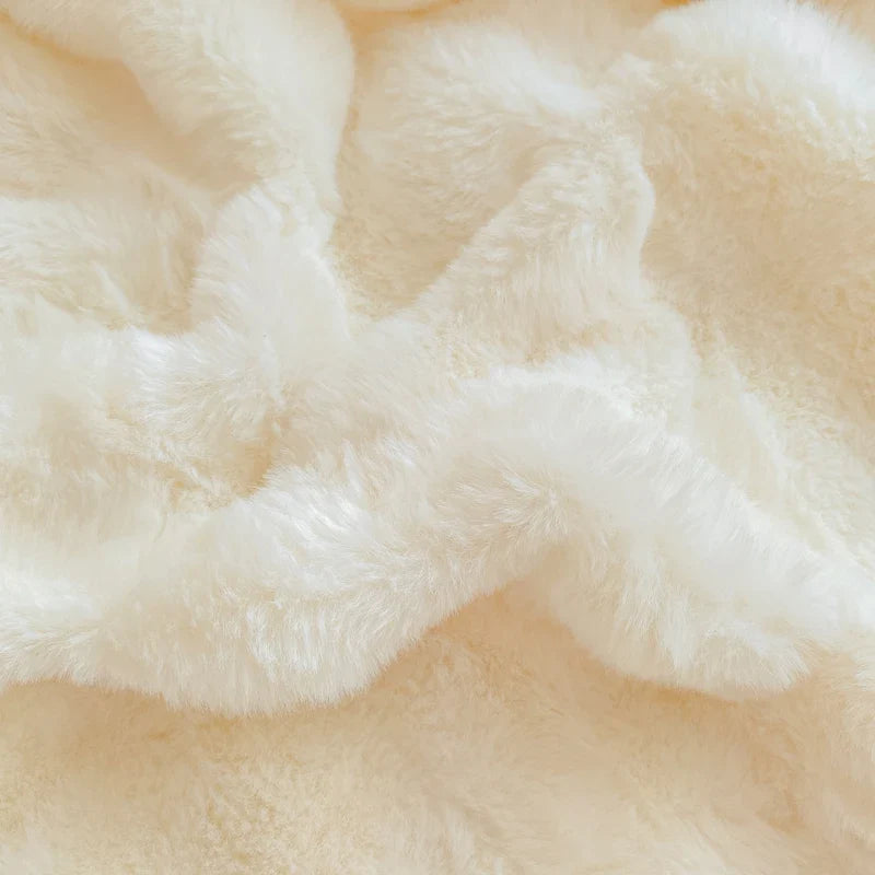Fluffy Plush Pillowcase Winter Warm