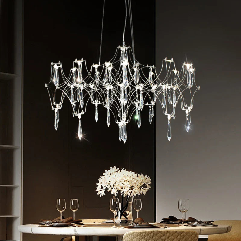 DecorBites™ Crystal Chandelier Ceiling Light Fixture