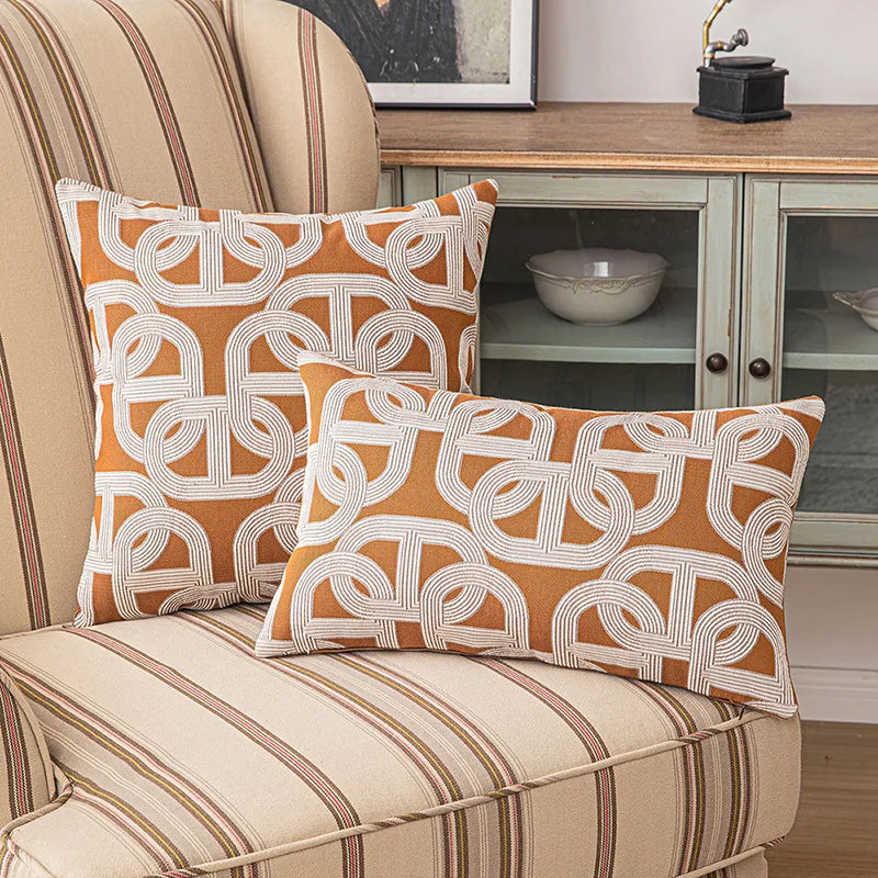 Geometric Cushion Covers Luxury Set