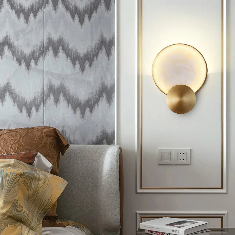 DecorBites™ Marble Wall Lamp Copper Indoor