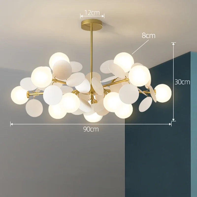 DecorBites™ Led Chandeliers Colourful Branch Ceiling Light