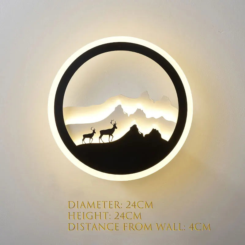 Dlight Decor Nordic Character Glow Wall Lamp