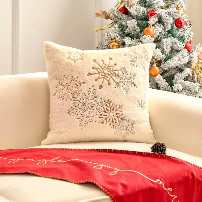 DecorBites™ Pillow Cover Embroidery Solid Color