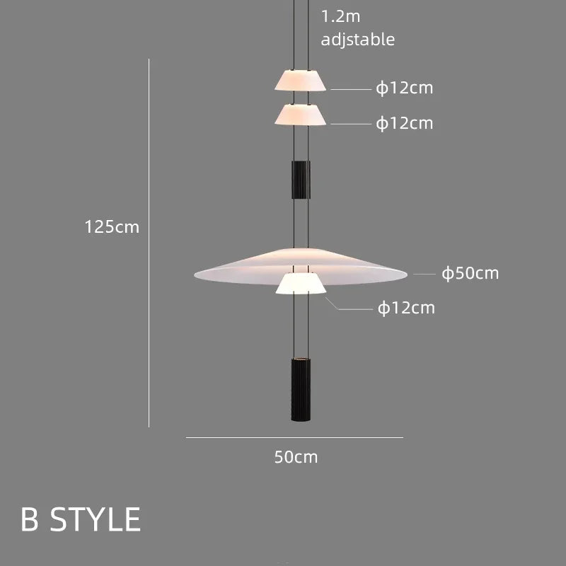 DecorBites™ Pendant Light Circular Hanging Lamp
