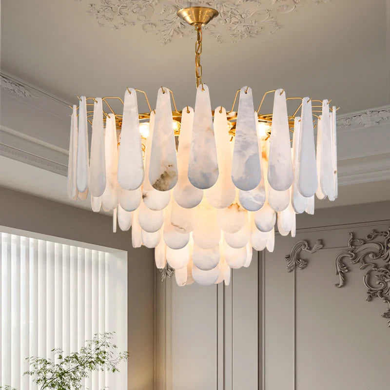 Marble Pendant LED Chandelier