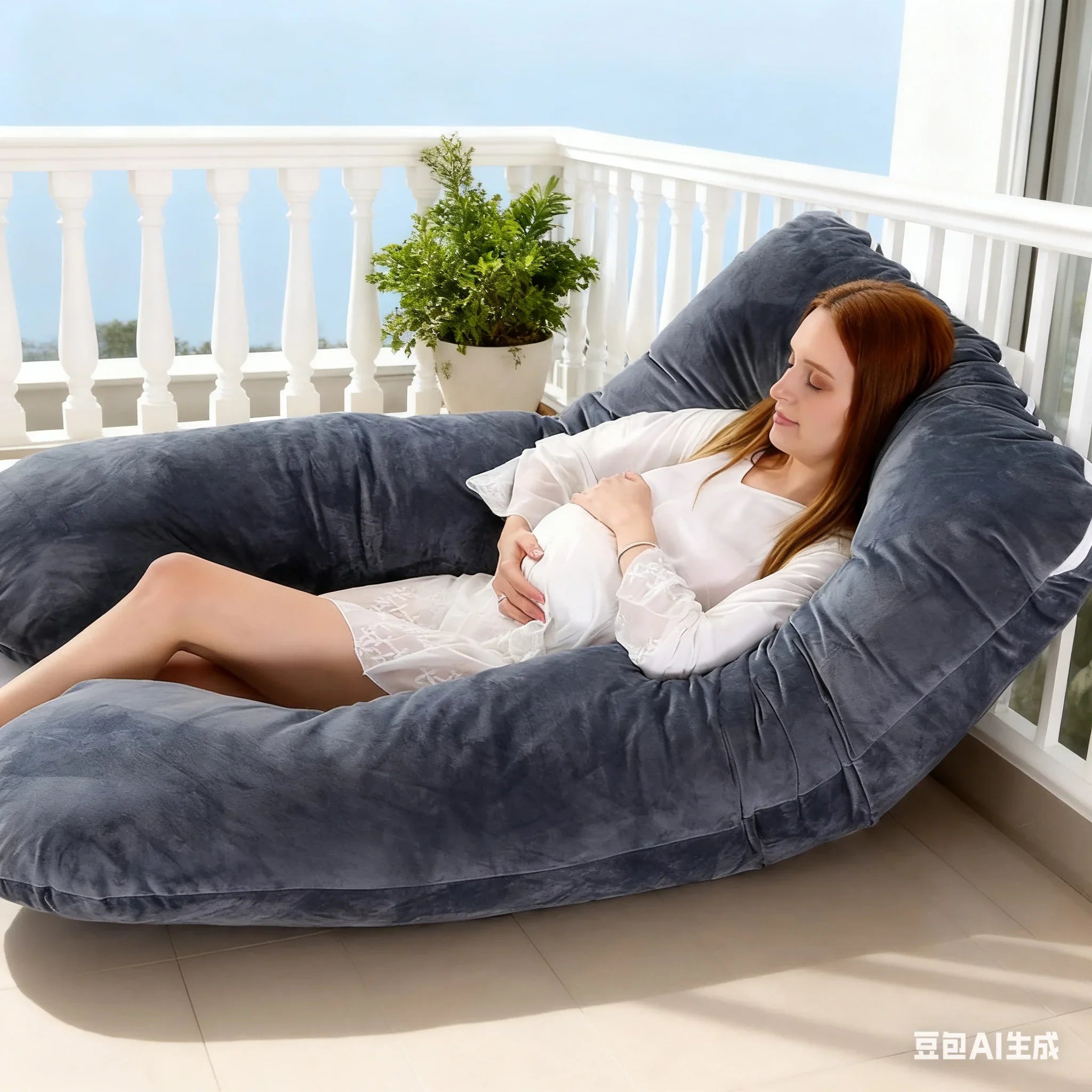 Pregnancy Maternity Pillow U Type Fleece