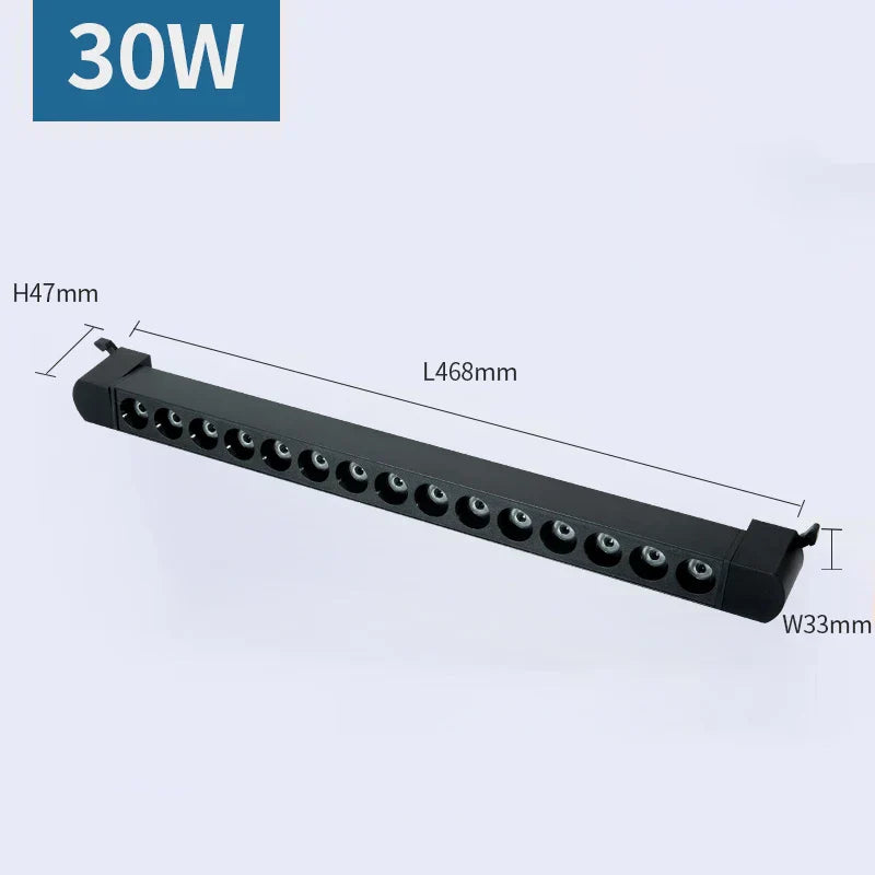 3-Wire LED Track Light - Ceiling Spot Lamp for Clothing Shops