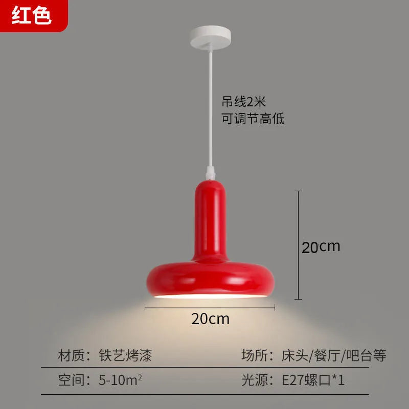 DecorBites™ Bedside Pendant Light Mushroom Style