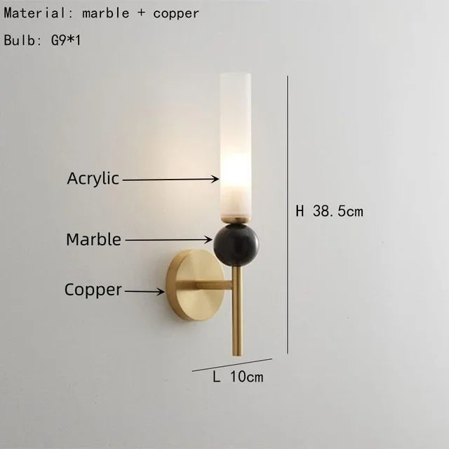 DecorBites™ Marble Pendant Light Bedroom Dining