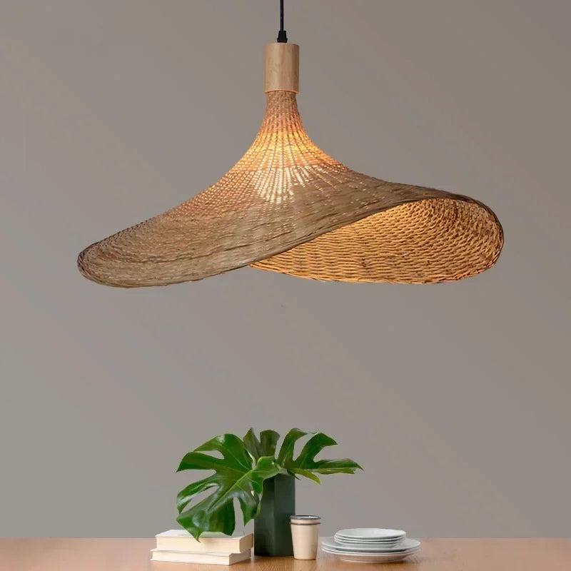 Bamboo Chandelier Rattan Ceiling Light