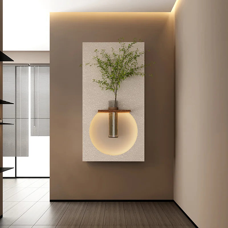 Dlight Decor Sandstone Vase Wall Lamp for Hallways