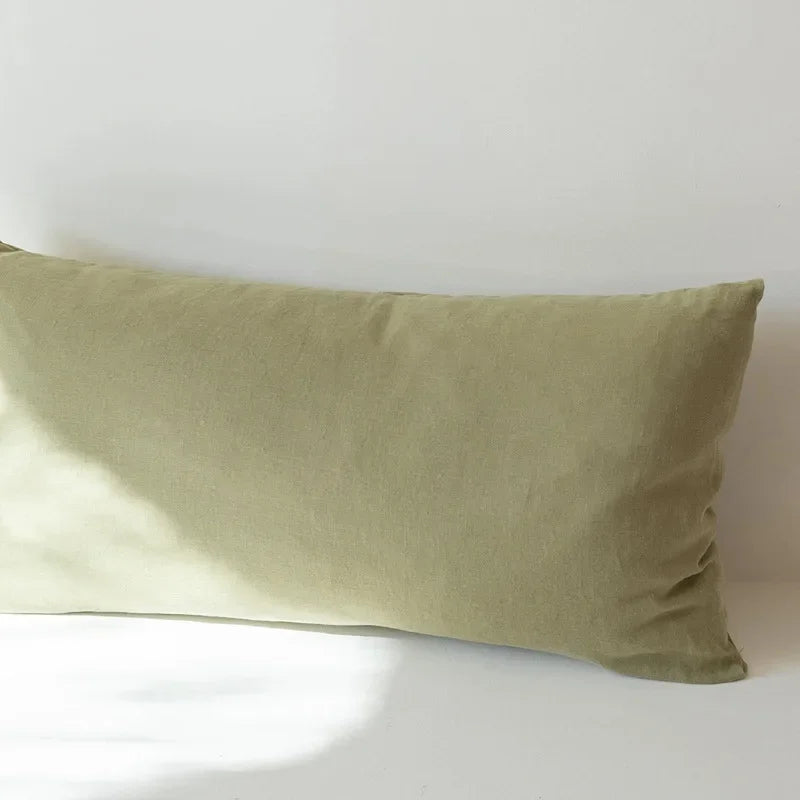 Linen Euro Sham Pillowcase Long