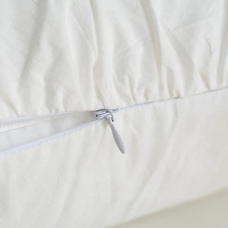 Korean Pleated Pillowcase Cotton Set