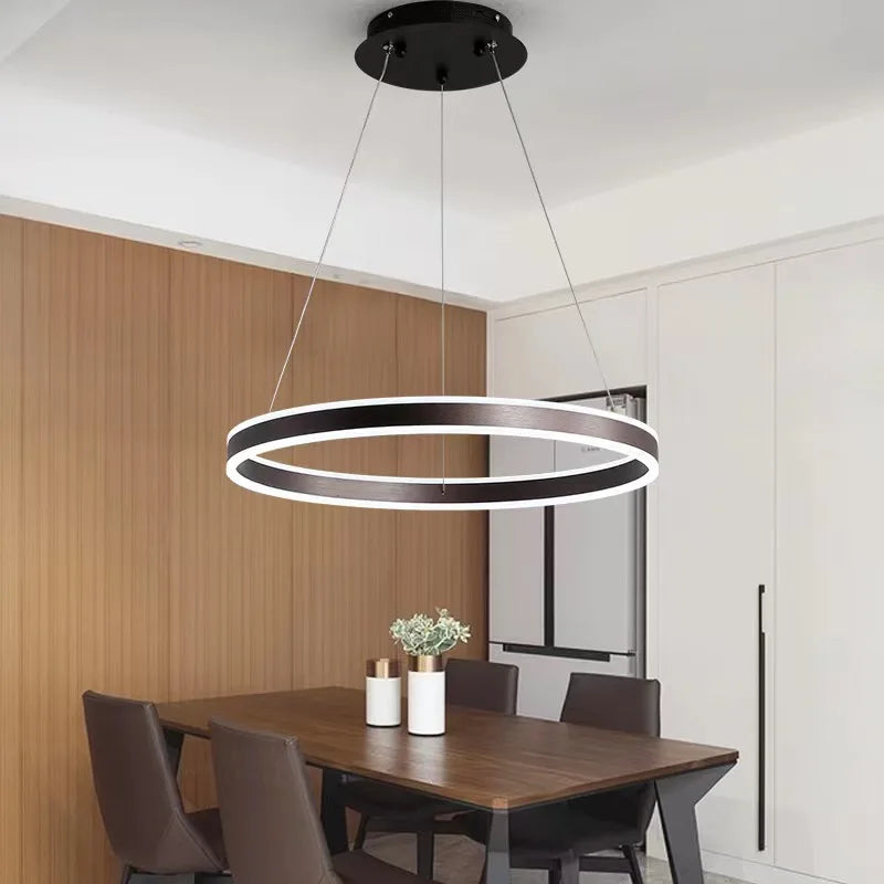 DecorBites™ LED Ring Chandelier Dimmable Fixture