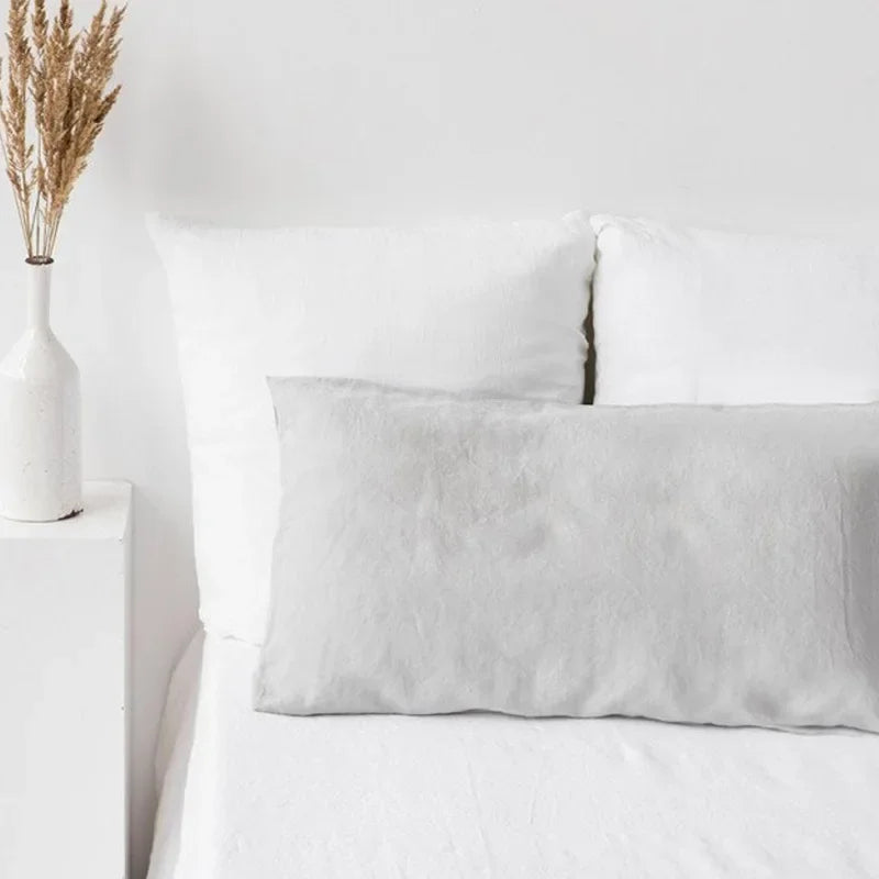 Linen Euro Sham Pillowcase Long