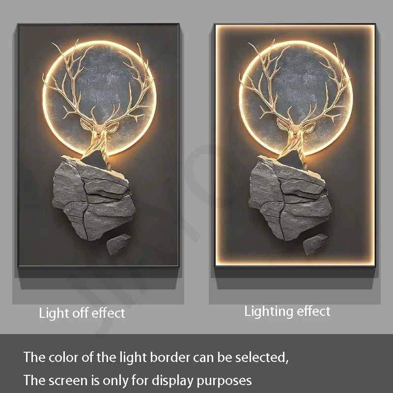 Dlight Decor Reindeer Wall Glow for Luxe Entry Spaces