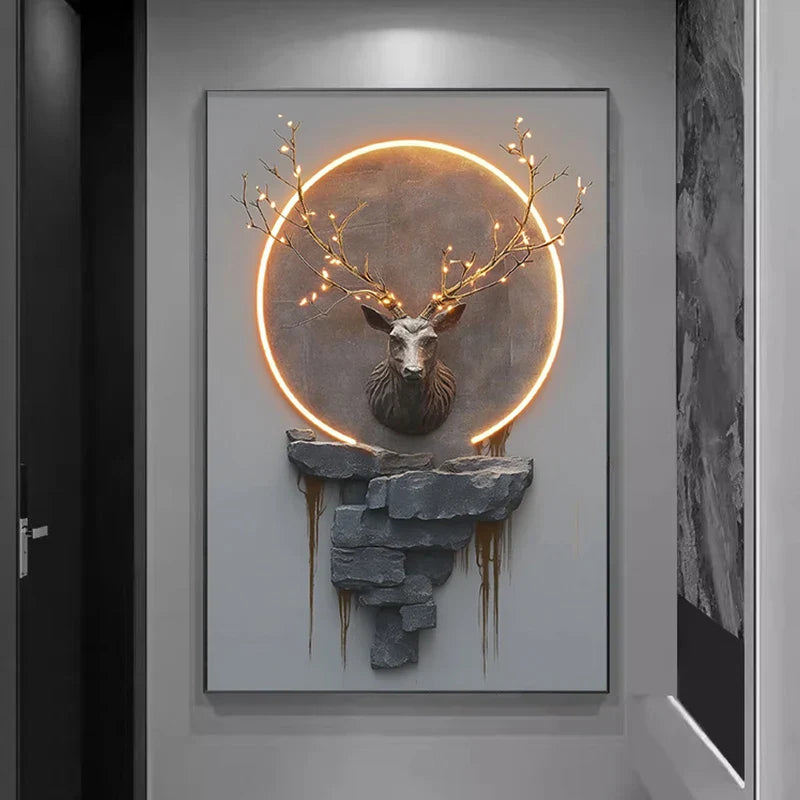 Dlight Decor Reindeer Wall Glow for Luxe Entry Spaces