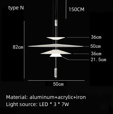 DecorBites™ Chandeliers LED Ceiling Hanging Lamps