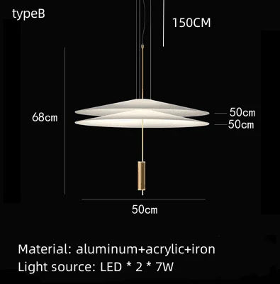 DecorBites™ Chandeliers LED Ceiling Hanging Lamps